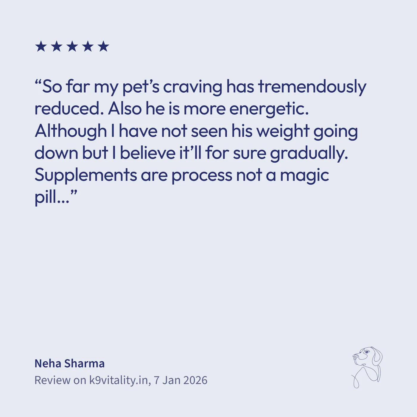 A 5-star Weight Management review from Neha