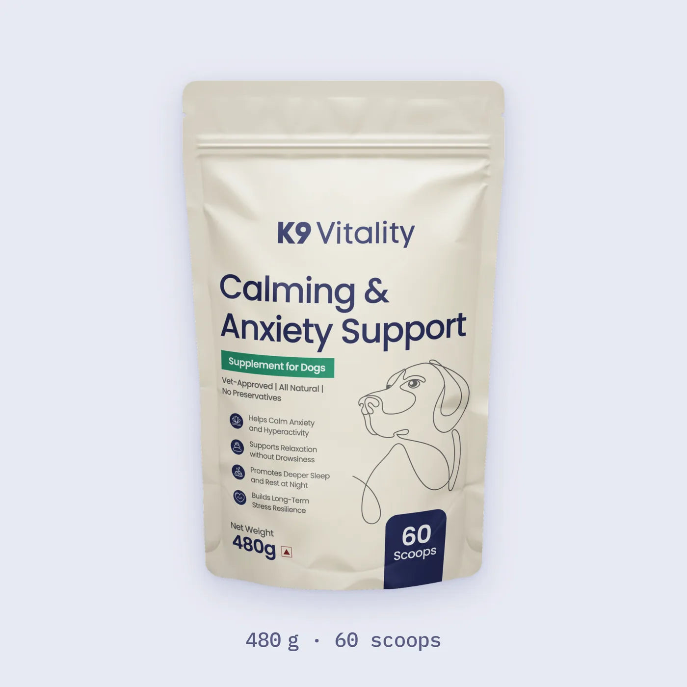 Your pack: 480 g, 60 scoops