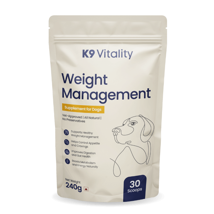 Weight Management Supplement for Dogs