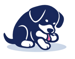 Paw licking or chewing