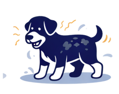 Nervous or hyper-reactive behavior