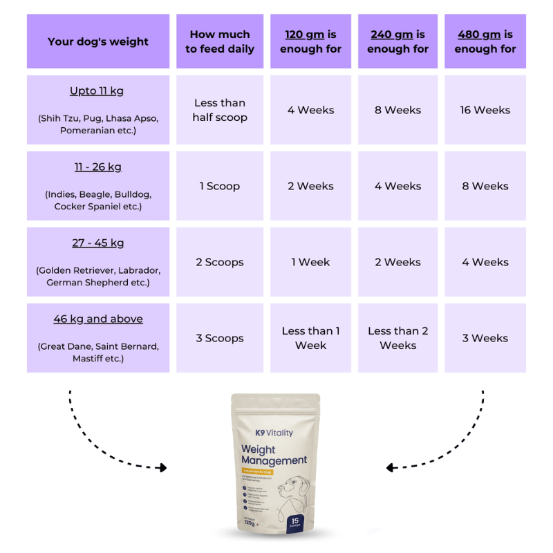 Weight Management Supplement for Dogs