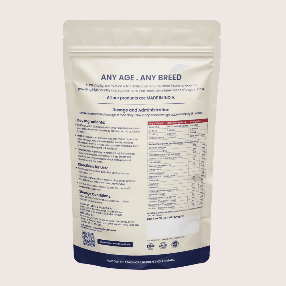 Hip & Joint Care Supplement For Dogs