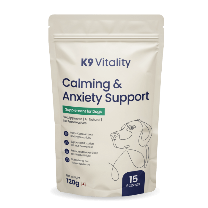 Calming & Anxiety Support Supplement for Dogs