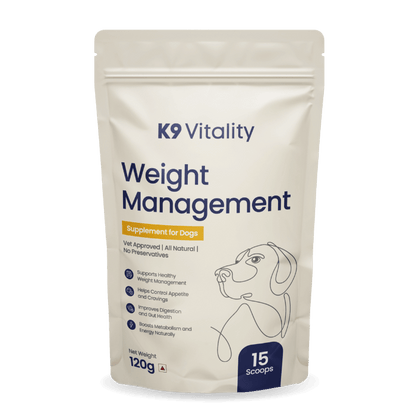 Weight supplement package for dogs