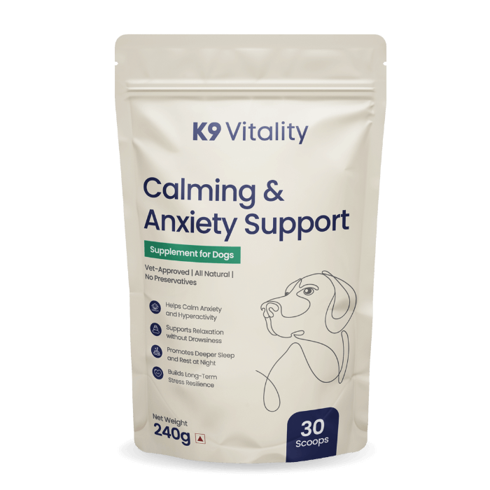 anxiety support supplement  for dogs